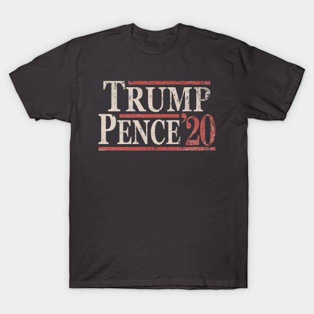 Grunge Donald Trump Mike Pence 2020 T-Shirt by Etopix